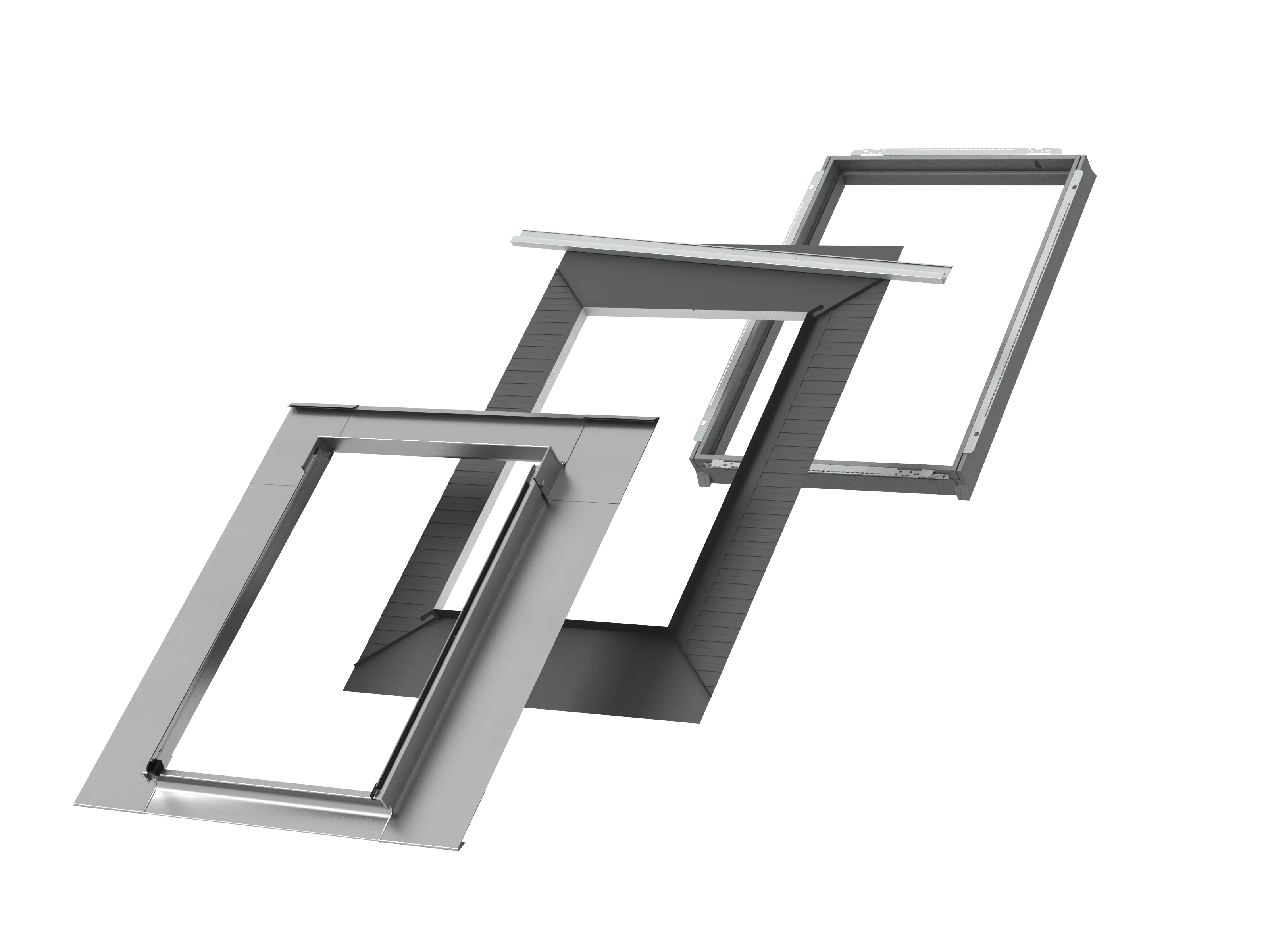Gootstuk staande naad, zinc, incl. BDX e EDE SK06 2300