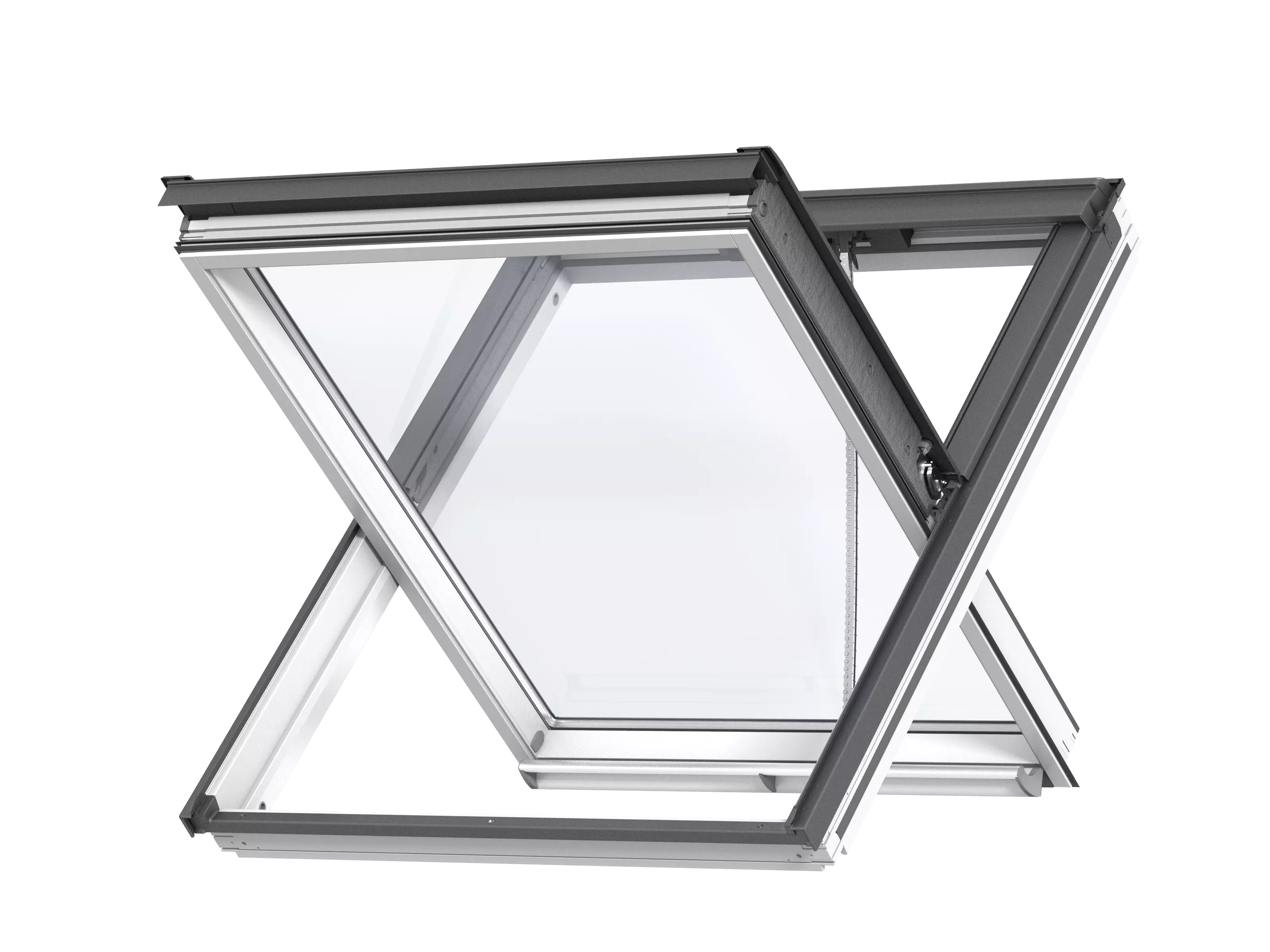 Rookafvoersysteem, wit, Veiligheidsglas GGL SK08 207040D