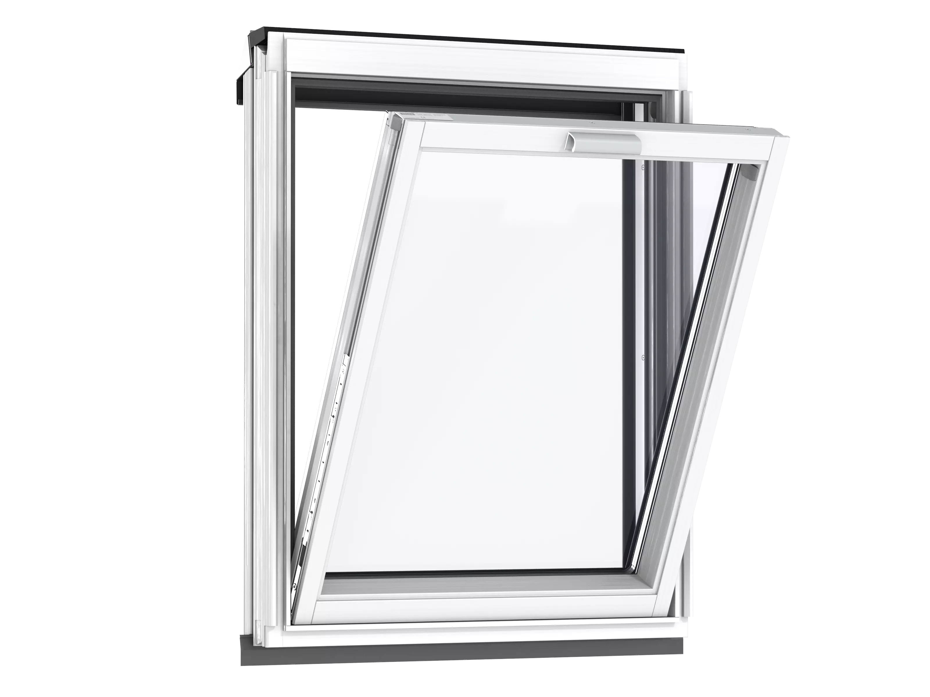 Gevel-element,wit gelakt,Veiligheidsglas VFE MK35 2070