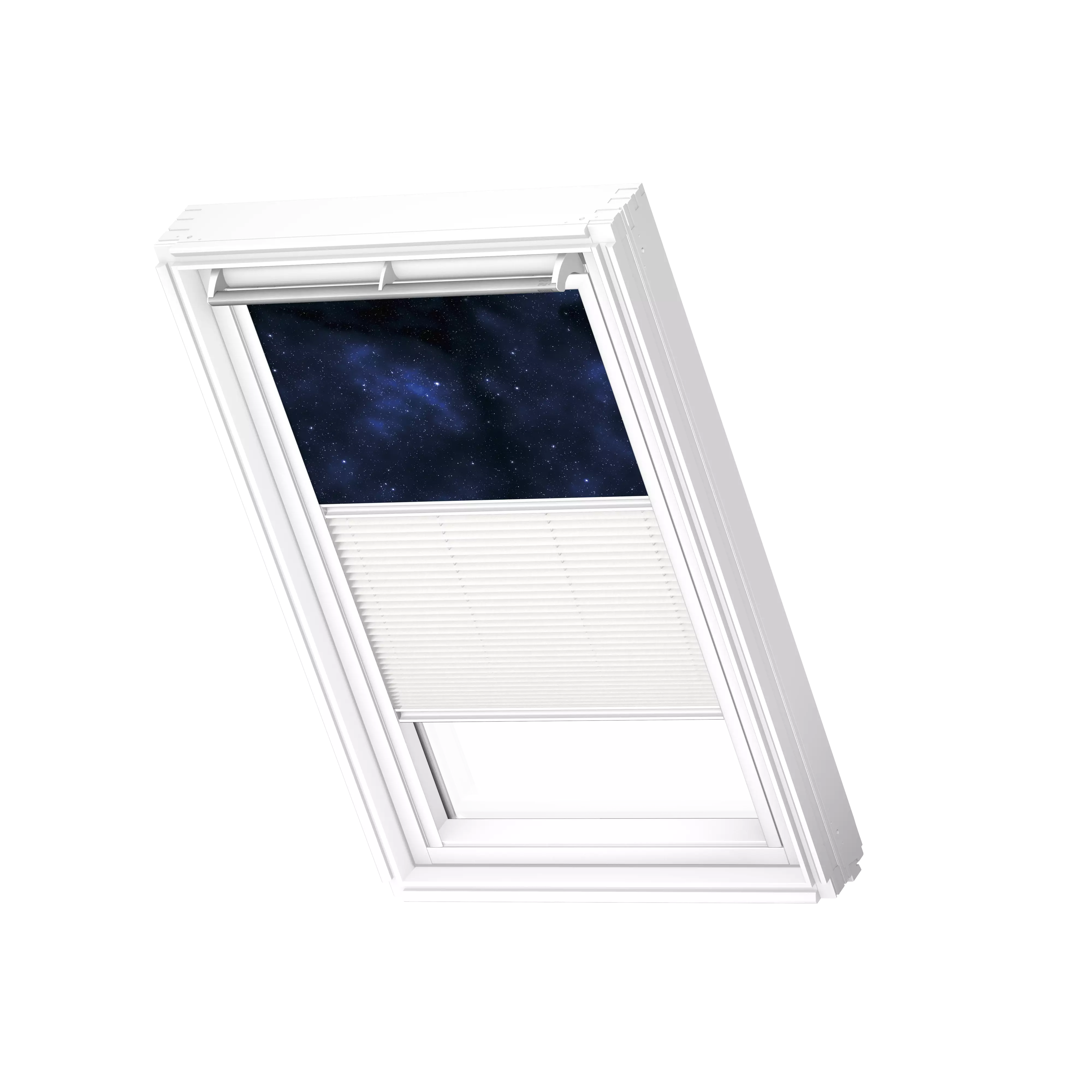 Verduisterend rol + plissegordijn, Universe DFD PK06 4653SWL