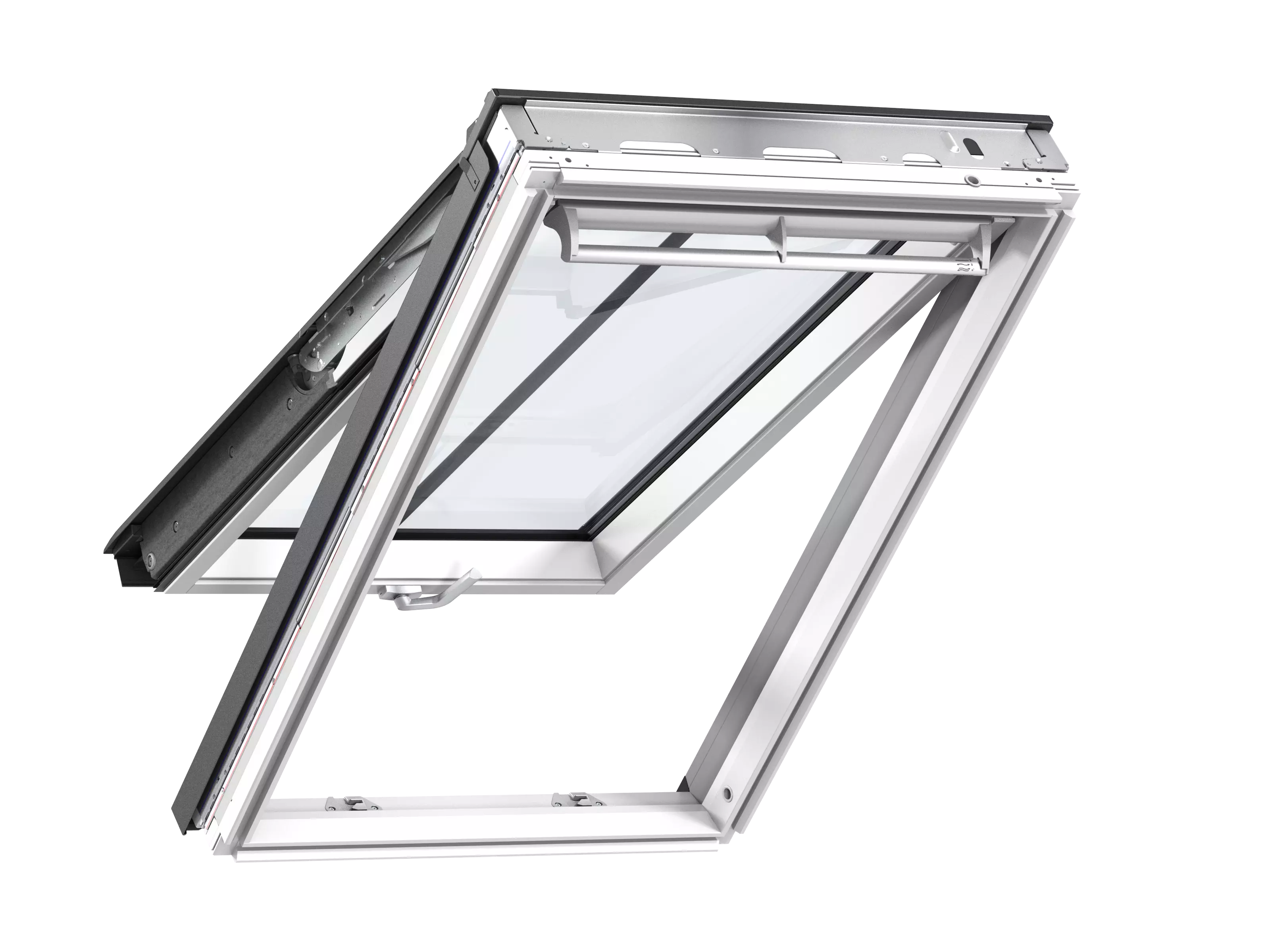 Classico uitzettuimelvenst, wit afgelakt GPL MK08 2570H 78x140 cm