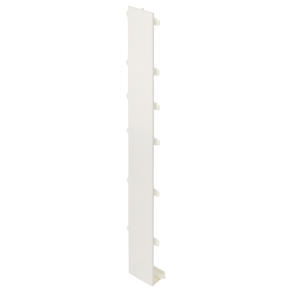 Heering Keralit dakrand tussenstuk 350 mm wit classic nerf