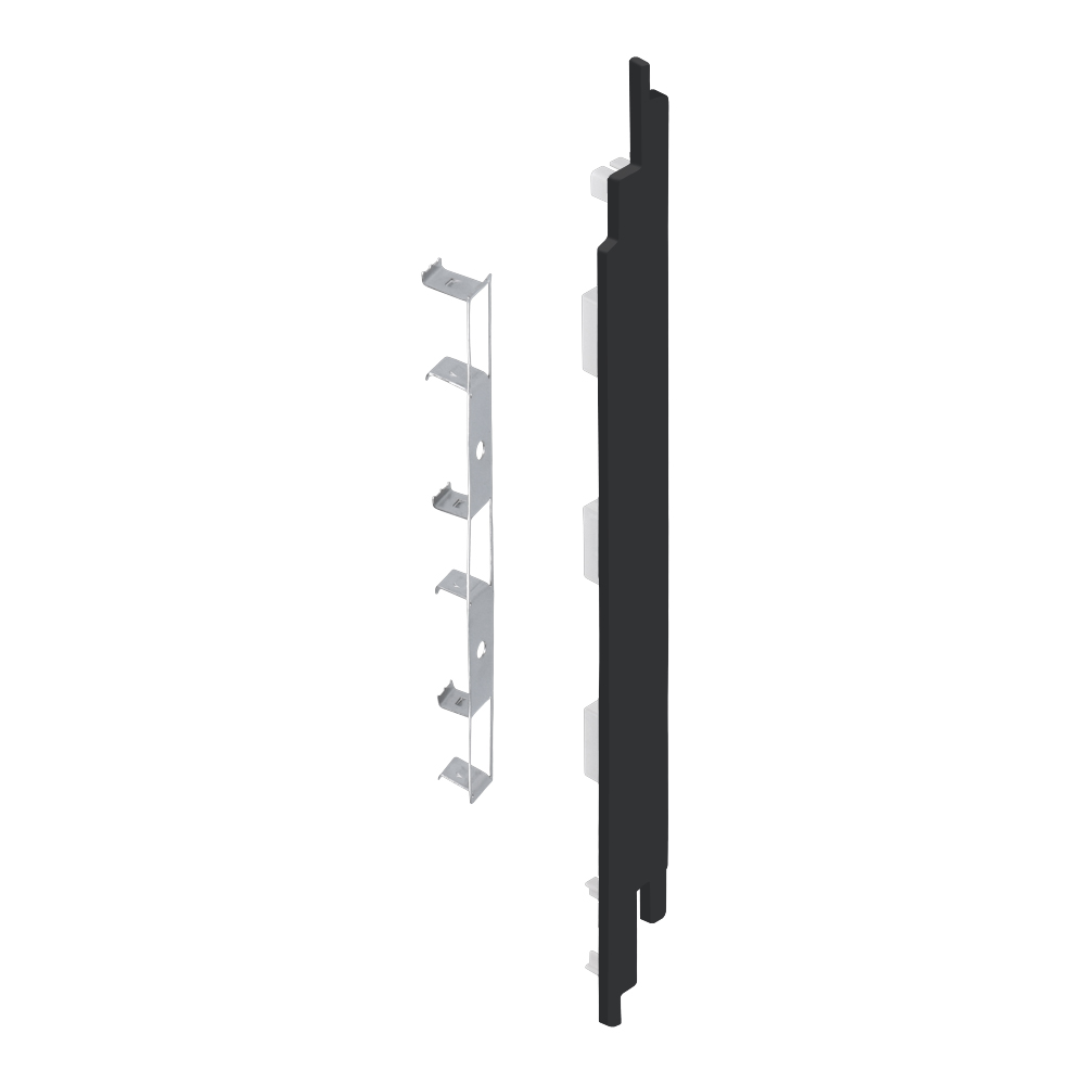 Eindkap+connector rechts voor 2819 zwart cla nerf ds 5 st