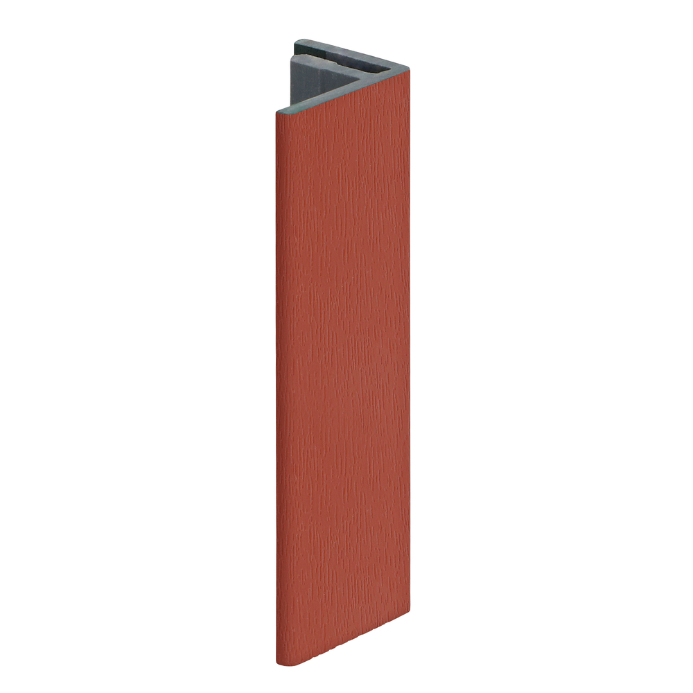 Heering Eindprofiel 17mm Keralit steenrood clas 4000mm