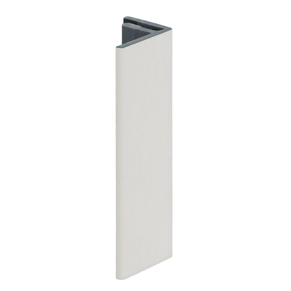 Heering Eindprofiel 17mm Keralit wit clas 4000mm