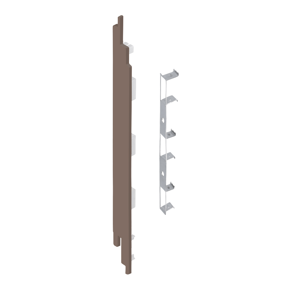 Eindkap+connector links voor 2819 bruingrijs cla nerf 5 st