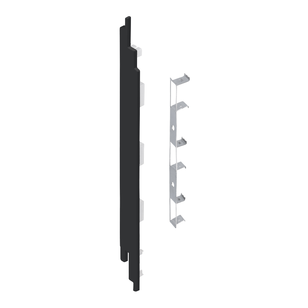 Eindkap+connector links voor 2819 zwart cla nerf ds 5 st