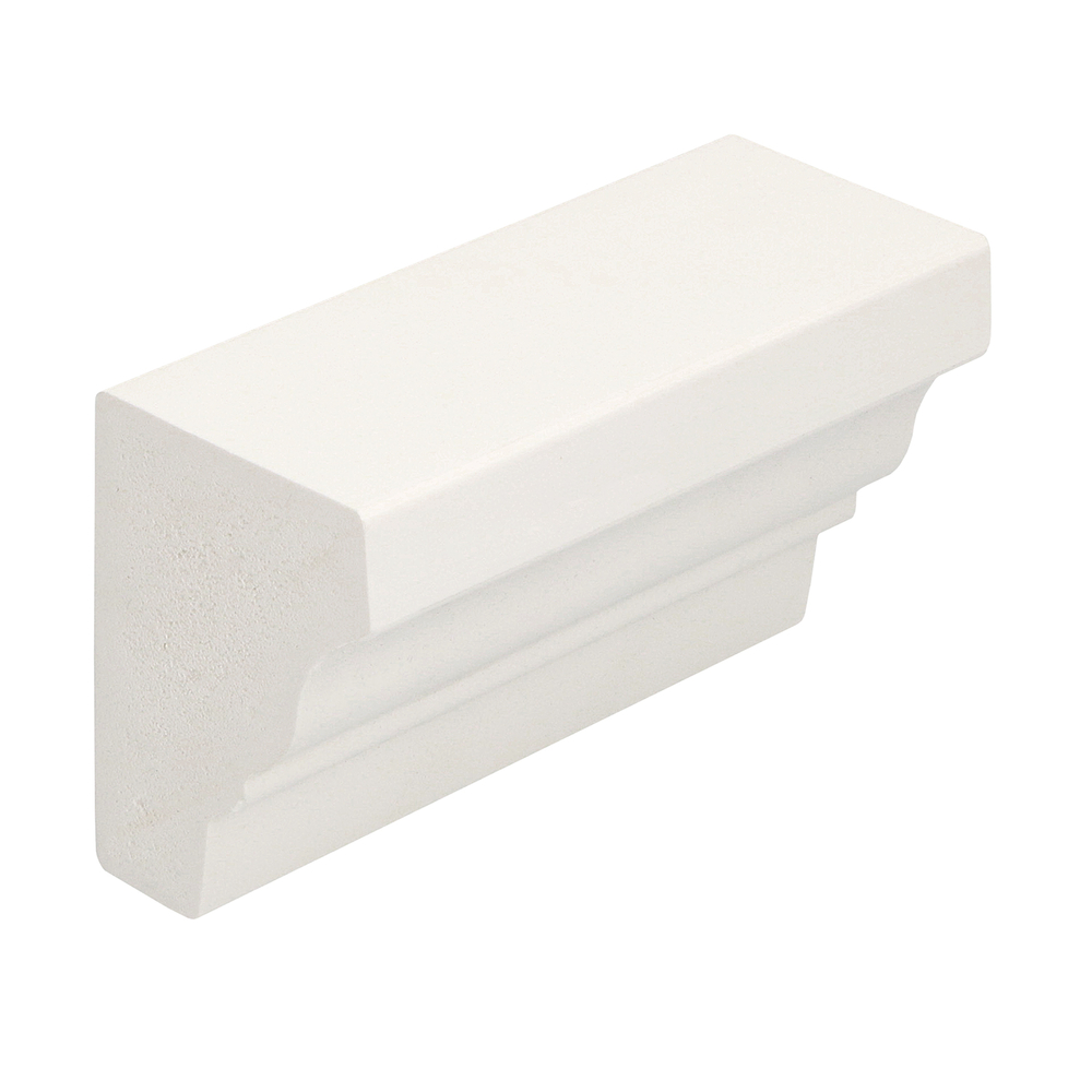 Heering Unipanel sierlijst 36x52mm wit L= 4850 mm