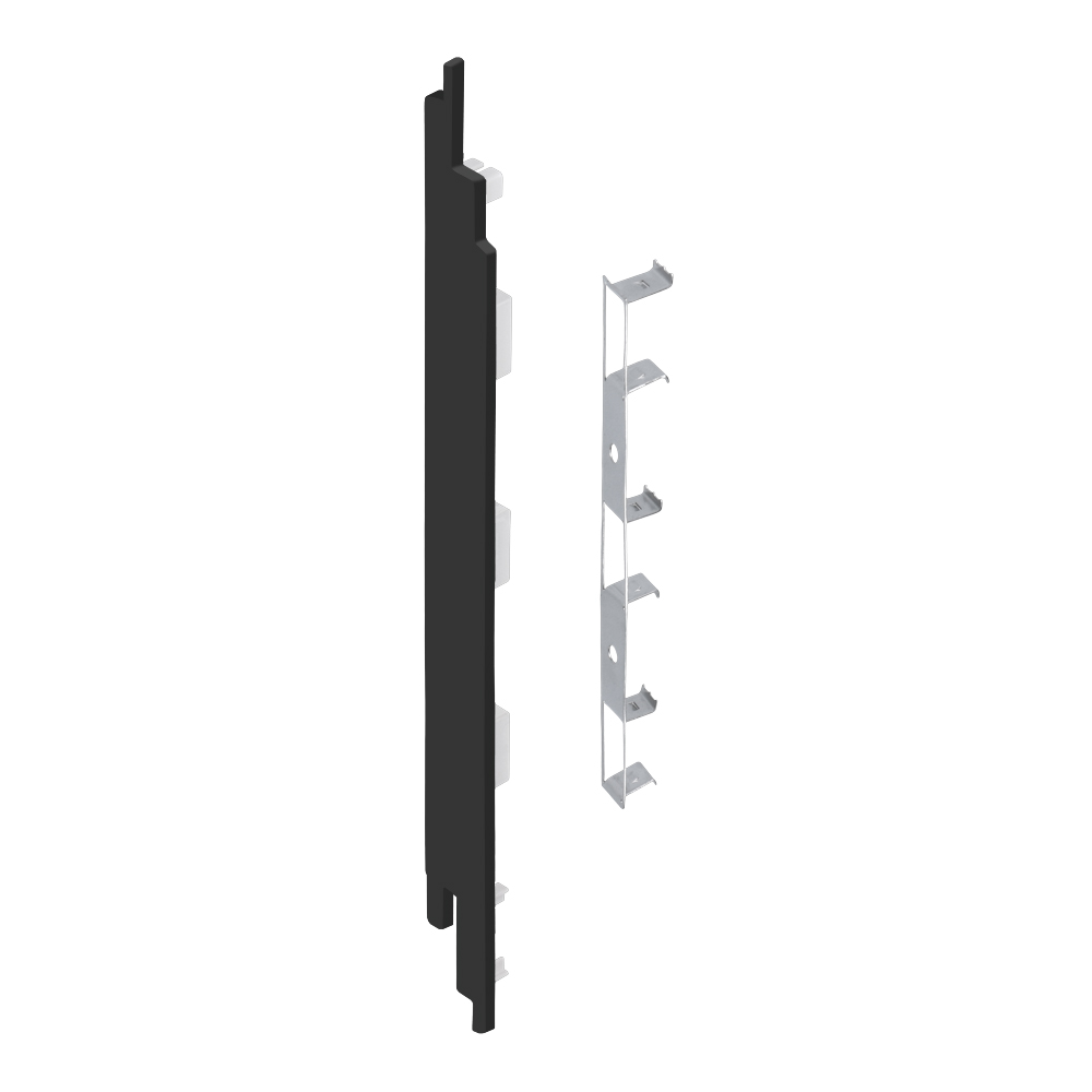 Eindkap+connector links voor 2819 nightblack pure mat 5 st