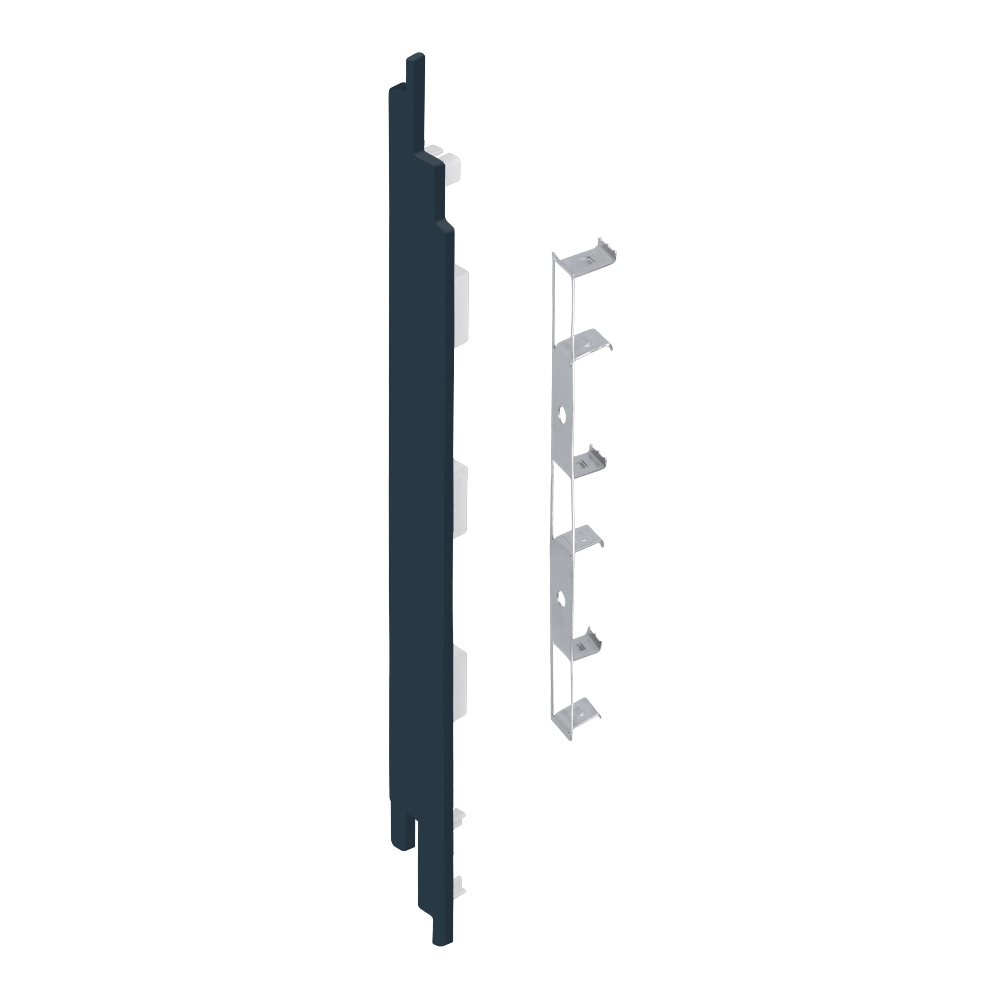 Eindkap+connector links voor 2819 staalblauw cla nerf 5 st