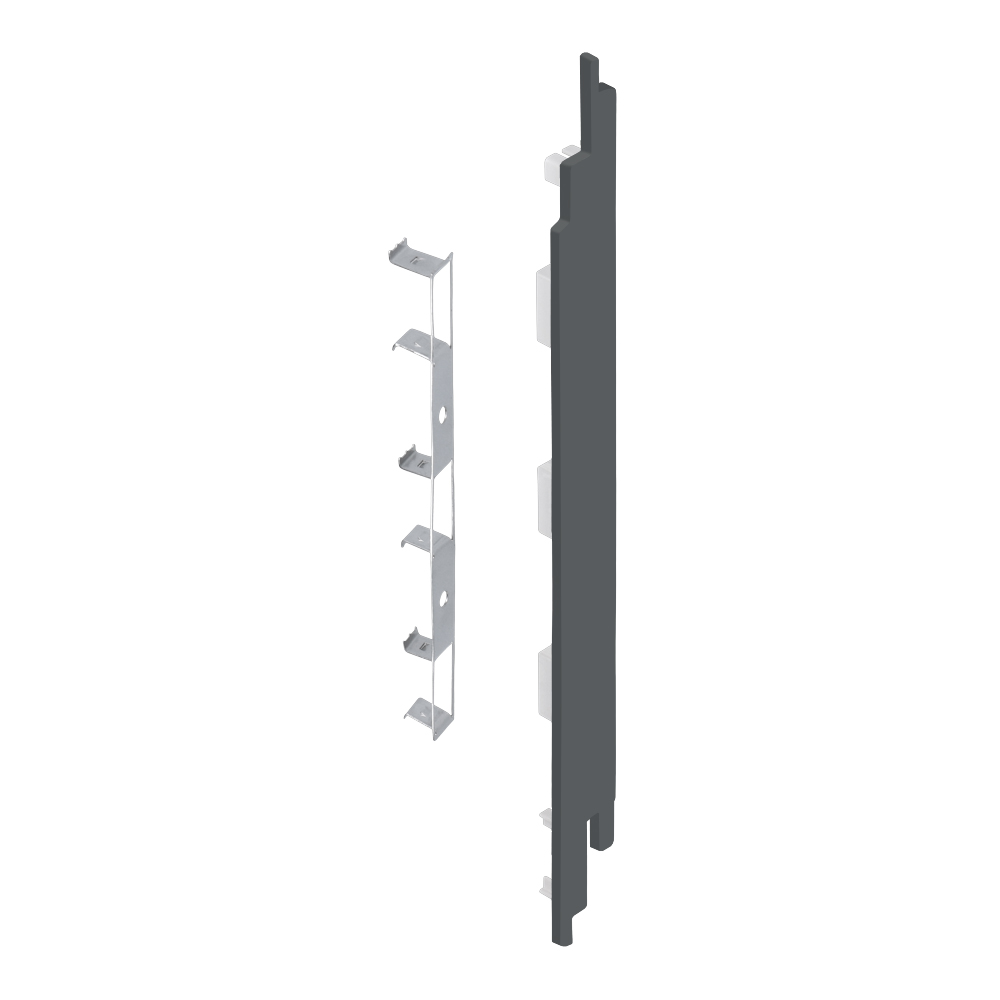 Eindkap+conn. rechts voor 2819 basaltgrijs classic nerf
