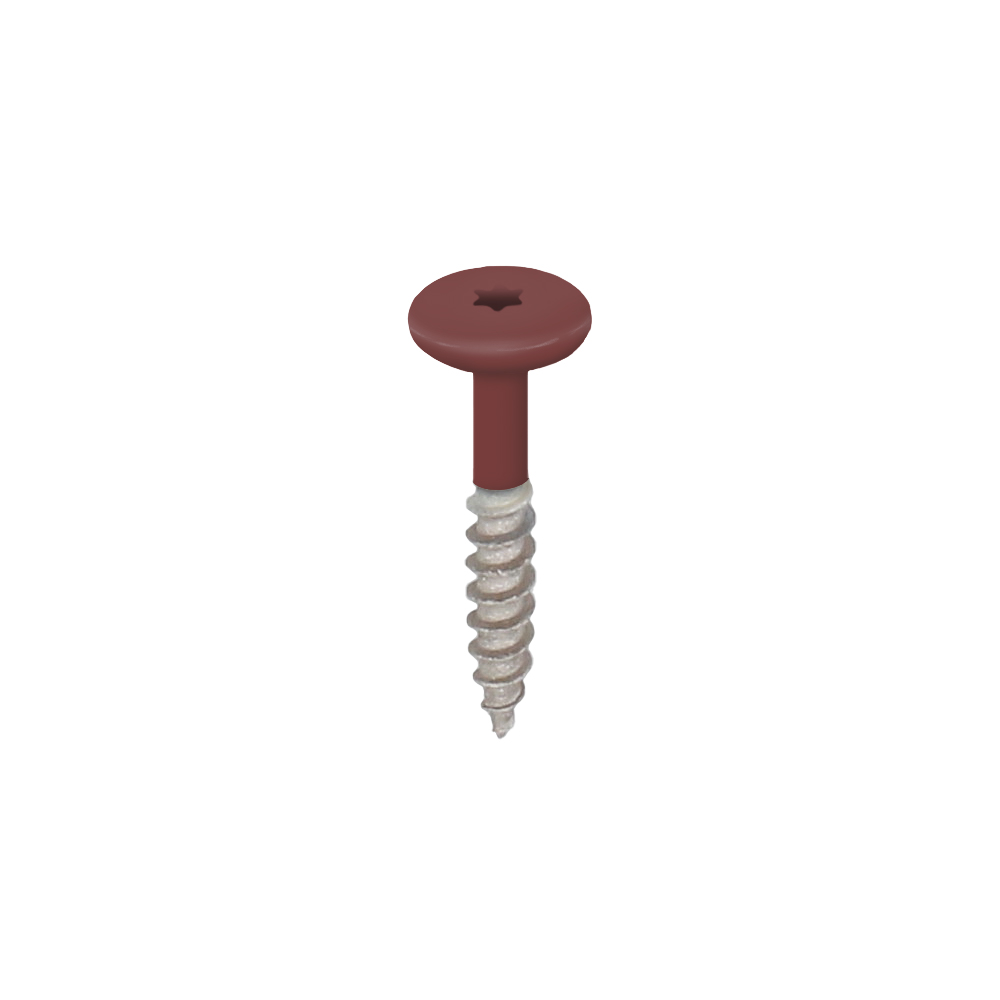 Heering Torx schroef 32mm rvs V2A wijnrood doos 100 st