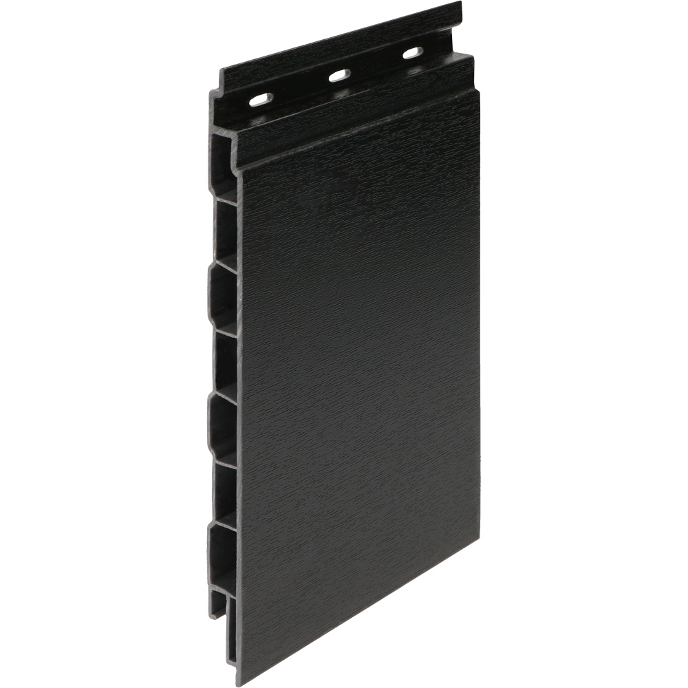 Heering Keralit sponningdeel 190mm zwart clas 6000mm