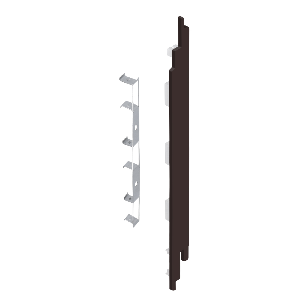 Eindkap+connector rechts voor 2819 donkerbruin cla nerf 5 st