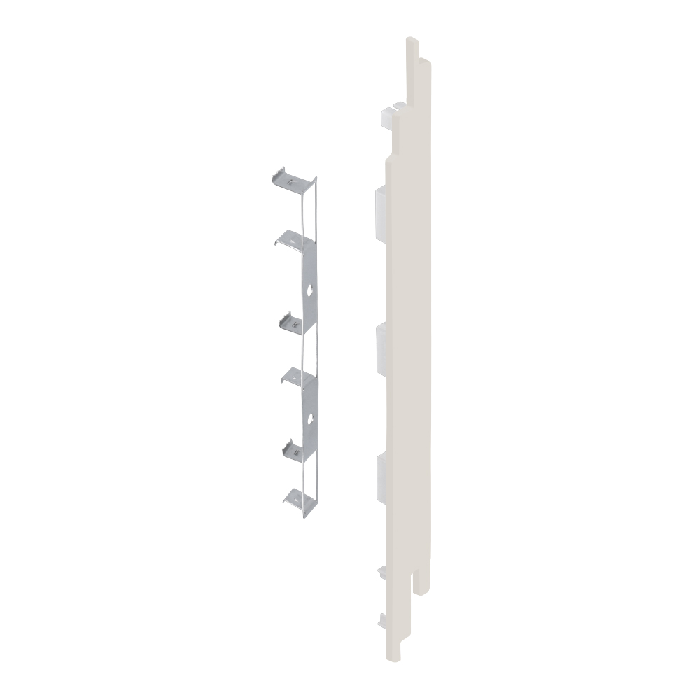 Eindkap+connector rechts voor 2819 snowwhite pure mat 5 st