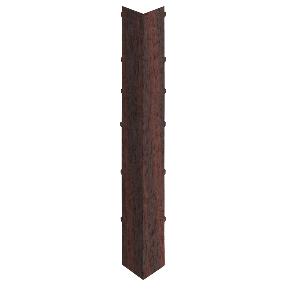 Heering Keralit dakrand uitw hoekstuk 350 mm mahonie cl nerf
