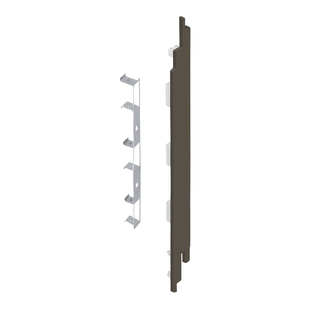 Eindkap+connector rechts voor 2819 kwartsgrijs cla nerf 5 st