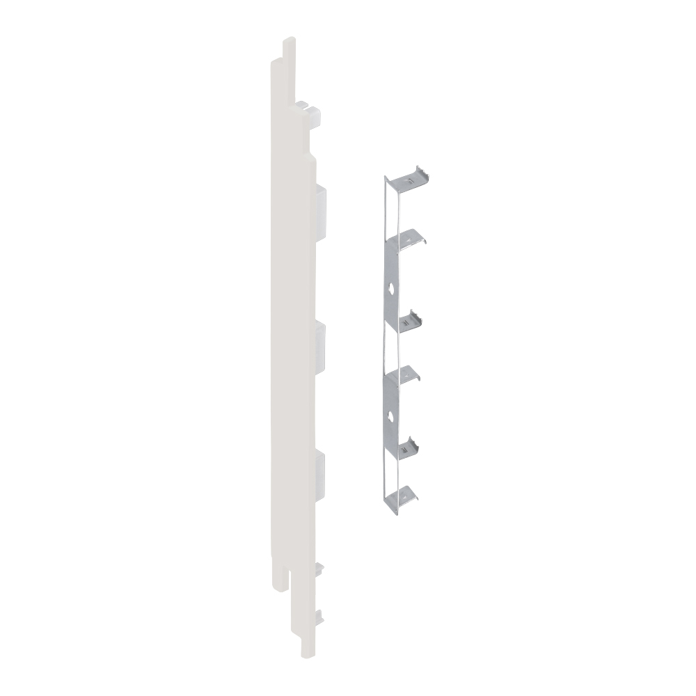 Eindkap+connector links voor 2819 wit classic nerf doos 5 st
