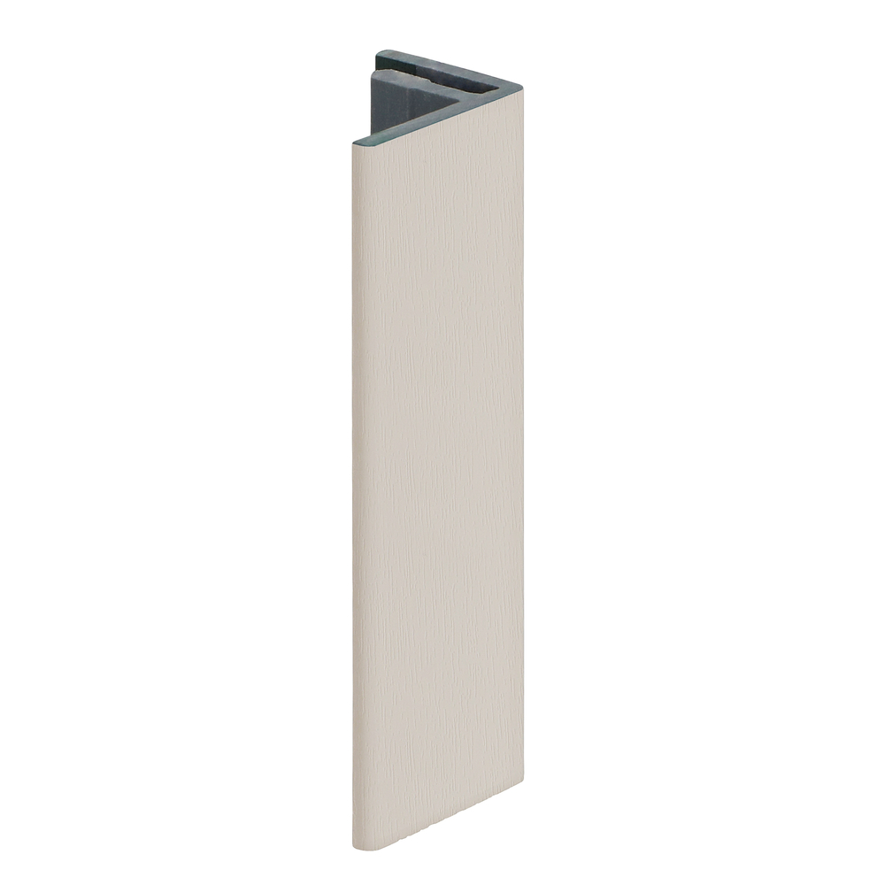 Heering Eindprofiel 17mm Keralit creme clas 4000mm
