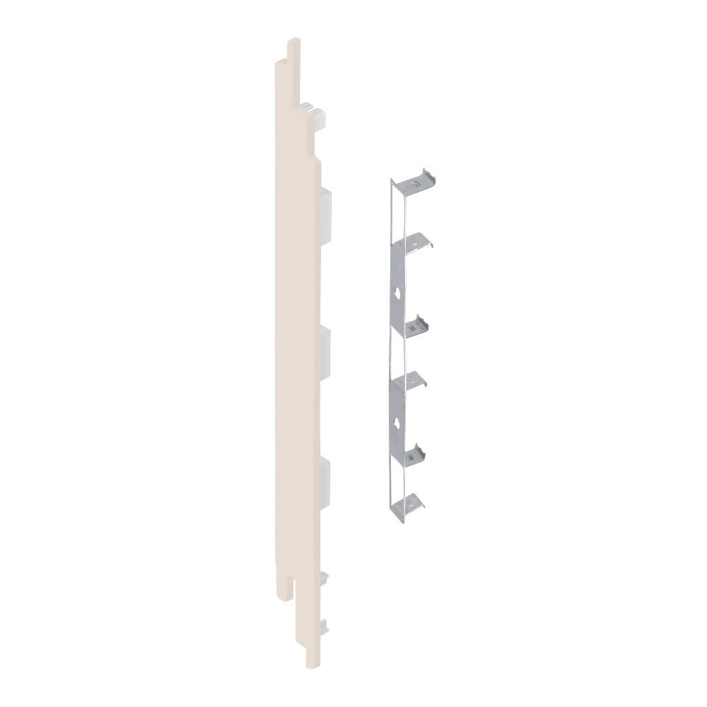 Eindkap+connector links voor 2819 sandcream pure mat ds 5 st