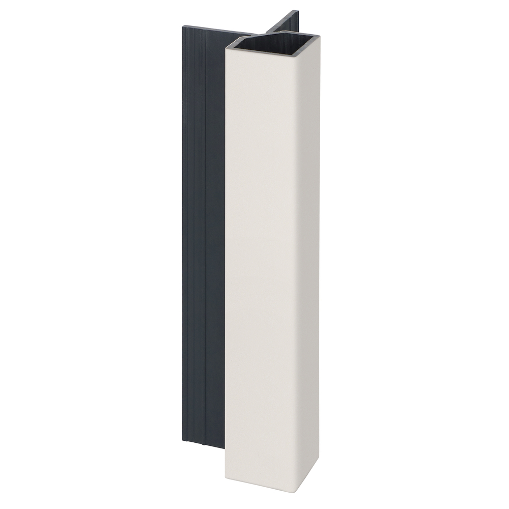 Heering Ker uitw hoekprof 32x32mm snwwh pure mat 4000mm