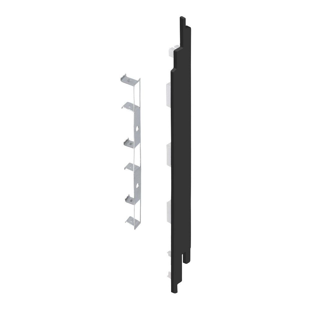 Eindkap+connector rechts voor 2819 nightblack pure mat 5 st