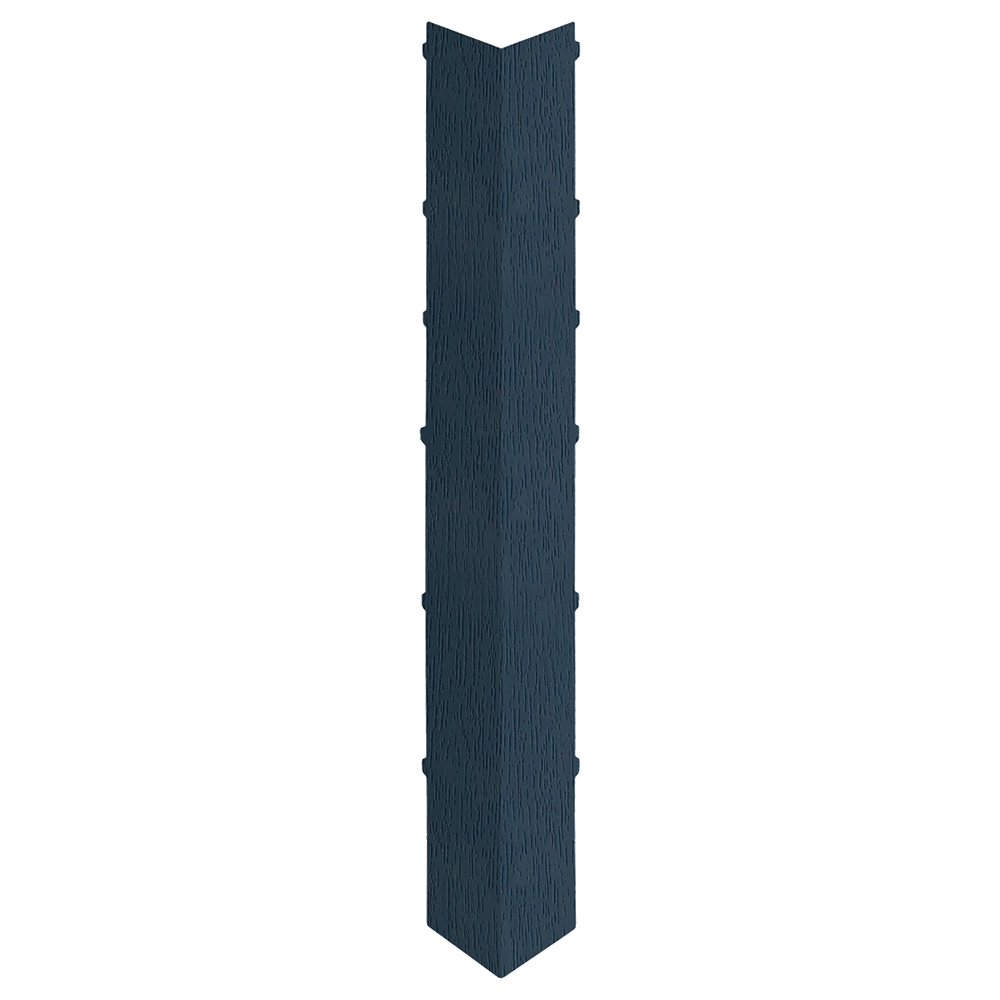 Heering Keralit dakrand uitw hoekst 350mm staalblauw cl nerf