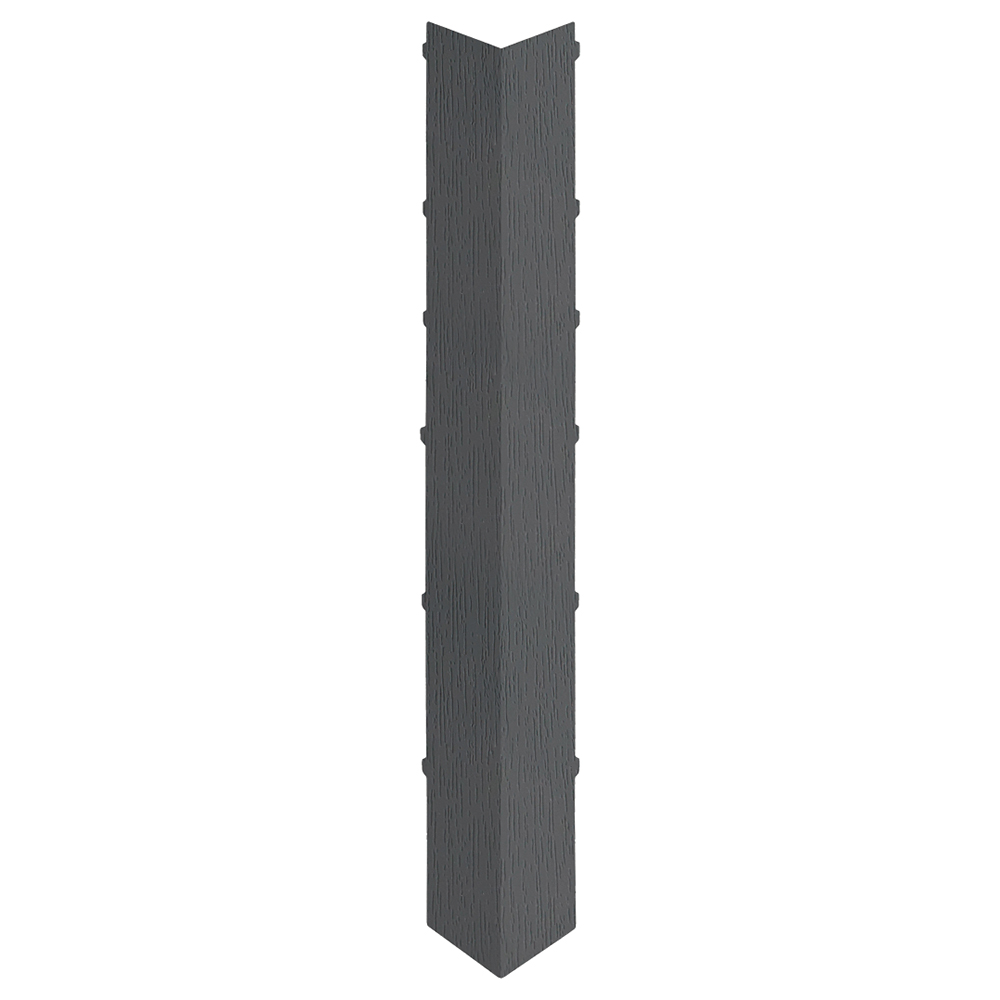 Heering Keralit dakrand uitw hoekst 350 mm antraciet cl nerf