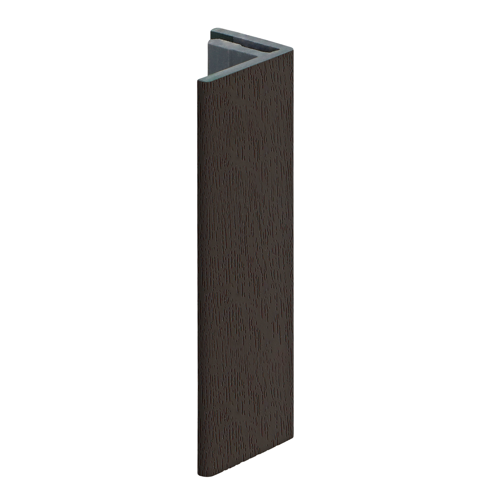 Heering Eindprofiel 17mm Keralit donkerbrn clas 4000mm