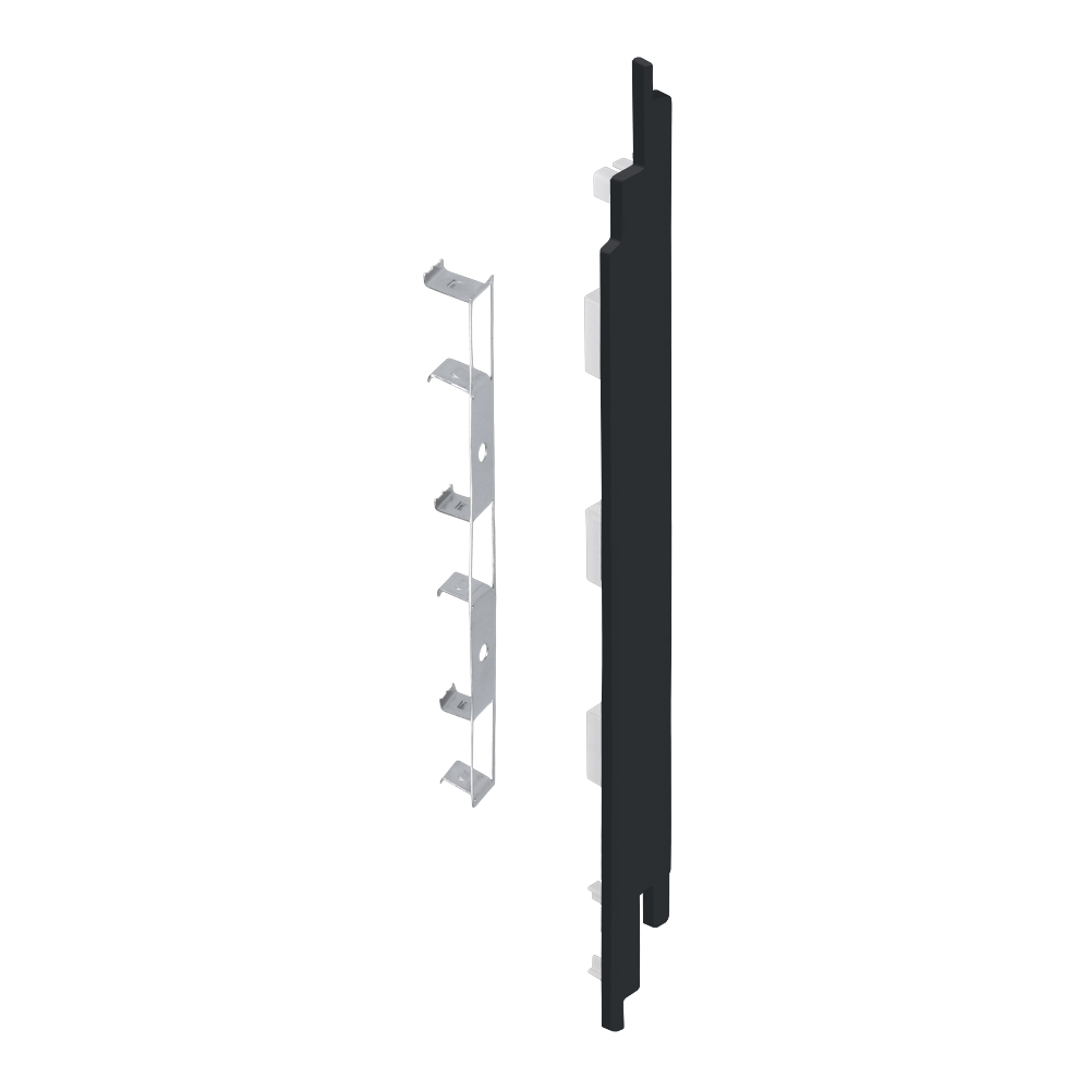 Eindkap+conn. rechts voor 2819 zwartgrijs classic nerf