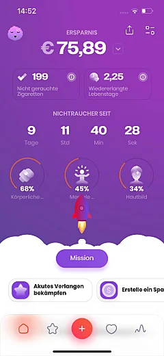 smoxy app screen dashboard