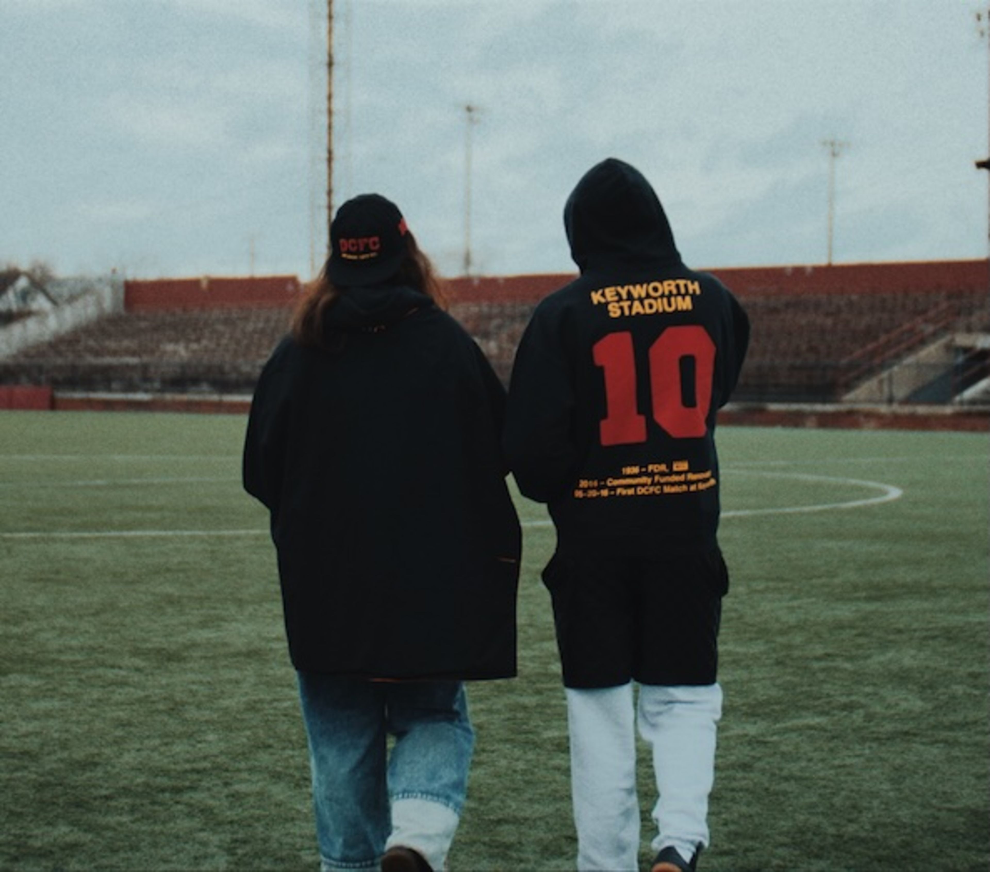 DCFC x SMPLFD hoodie front