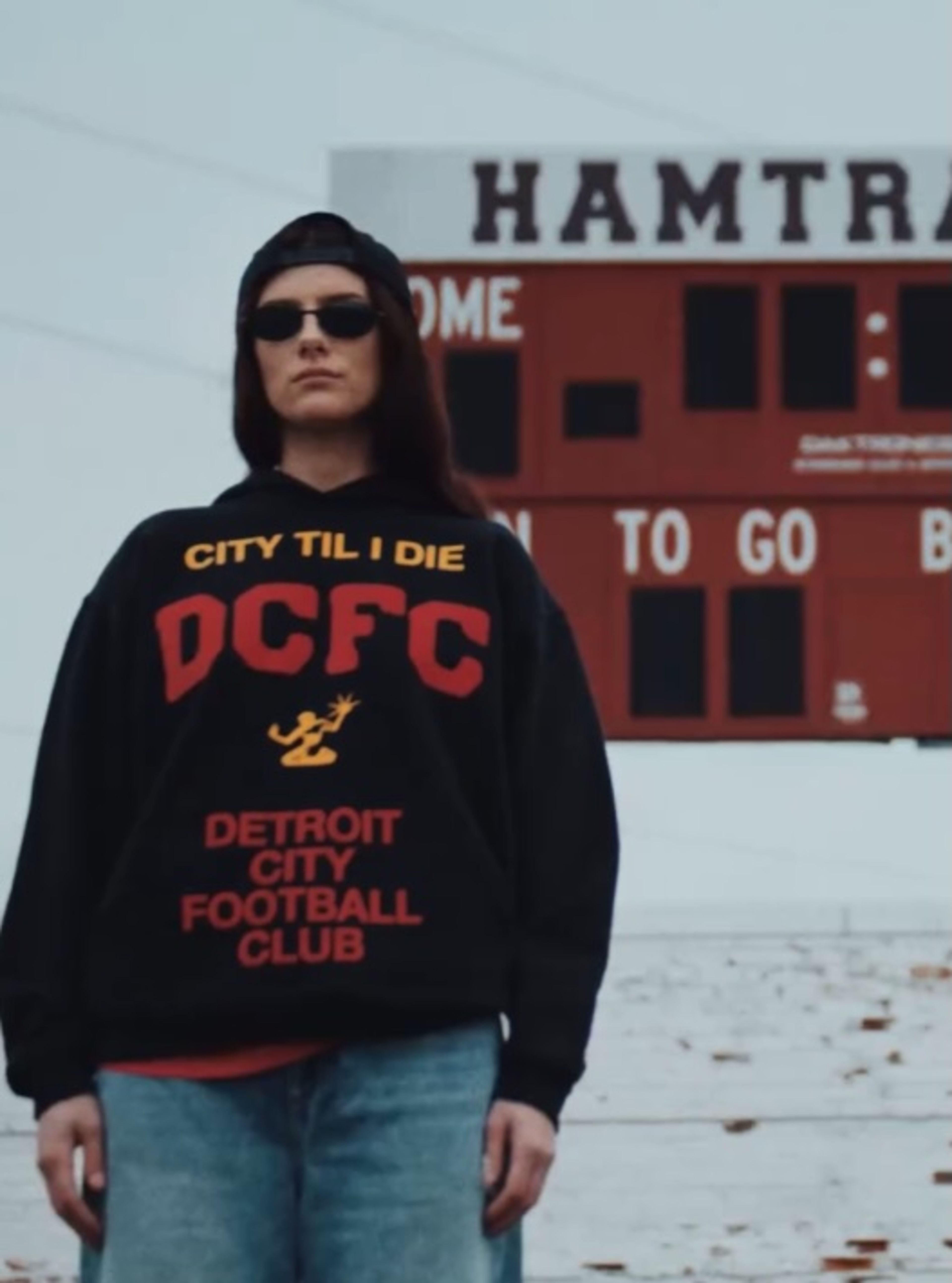 DCFC x SMPLFD hoodie back