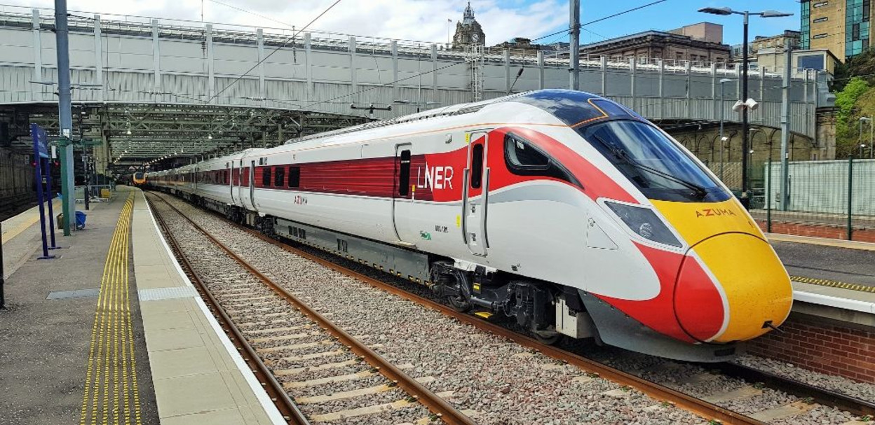 Azuma trains are now taking passengers from Edinburgh to London