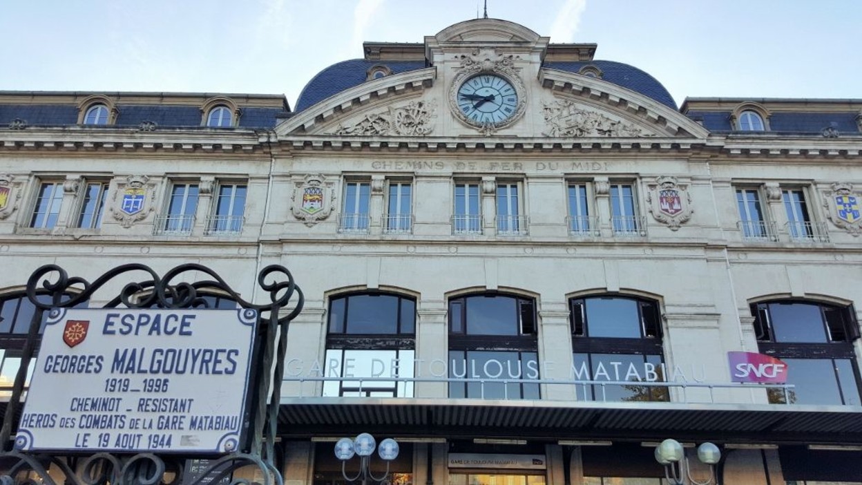 The beautiful exterior of Toulouse-Matabiau 