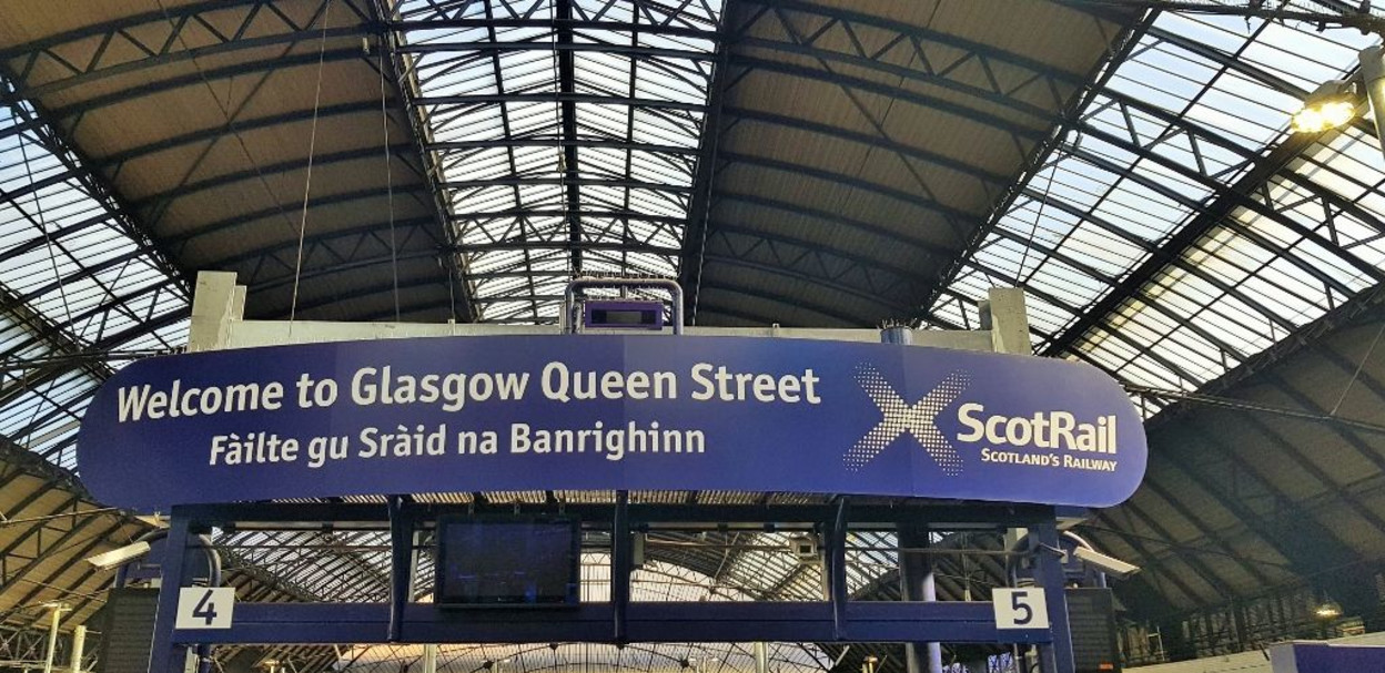 ShowMeTheJourney visited Glasgow Queen Street when the rebuilding work was underway