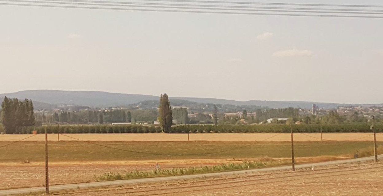 From the high speed line between Lyon and Marseille