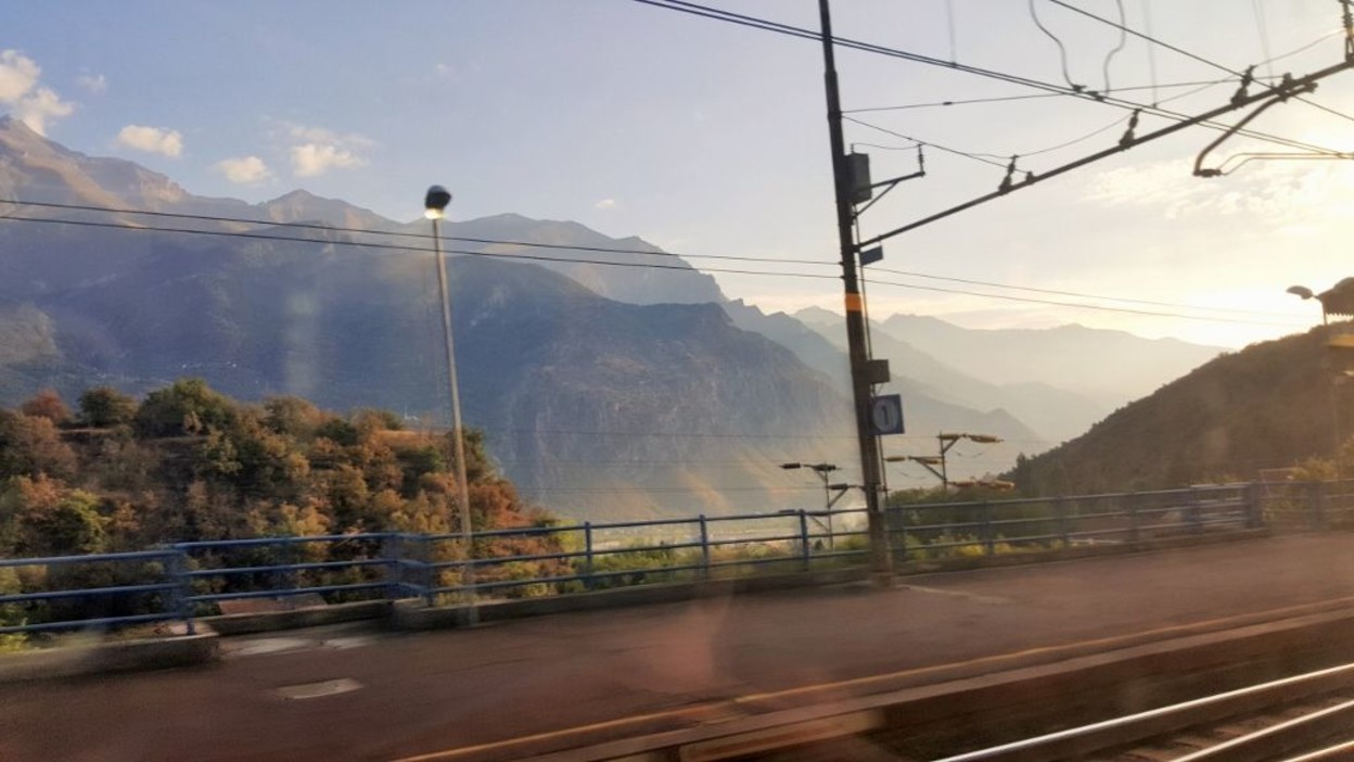 Between Modane and the Italian border