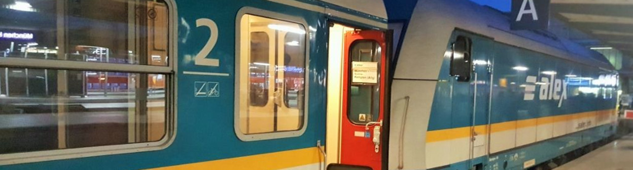 An ALX (Alex) train at Munchen Hbf