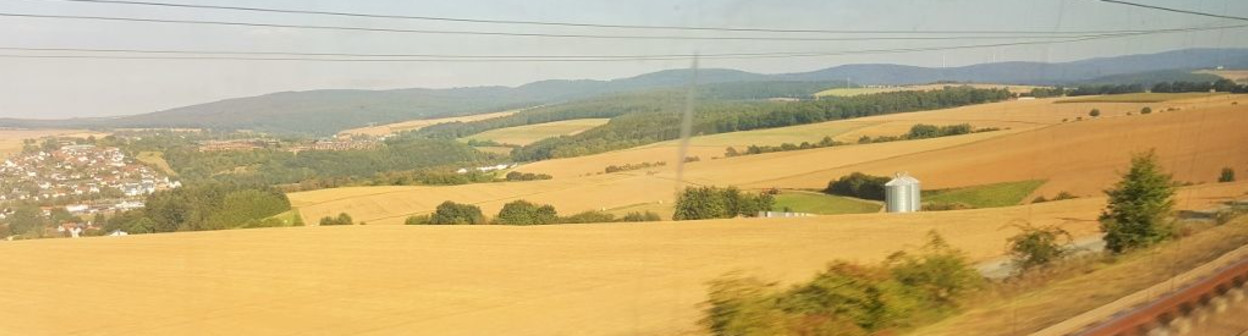 From the high speed line between Koln and Frankfurt