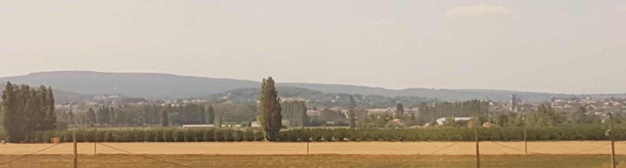 From the high speed line between Lyon and Marseille