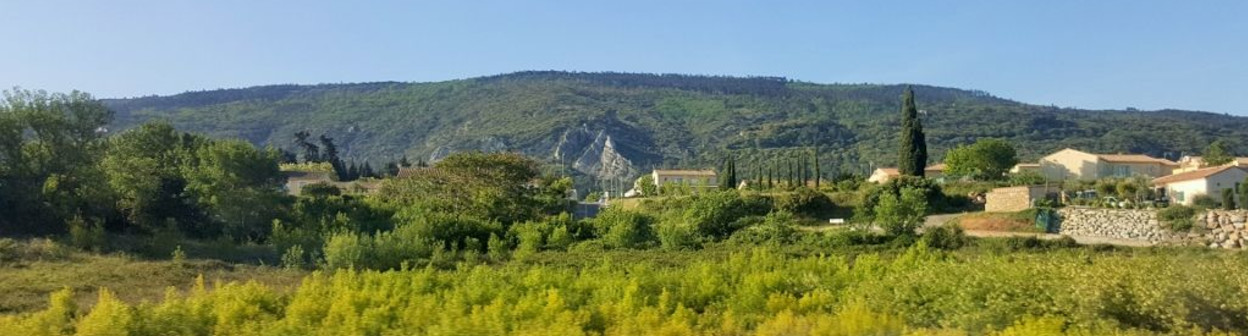 Heading across the countryside after departure from Narbonne
