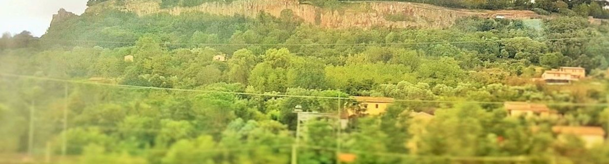 The Castello di Sammezzano can be seen on the left after Florence