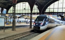 Exterior of an IC4 train, these are used on a few of DSB Intercity departures