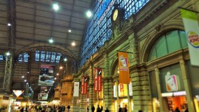 The main station buildings at Frankfurt (Main) Hbf