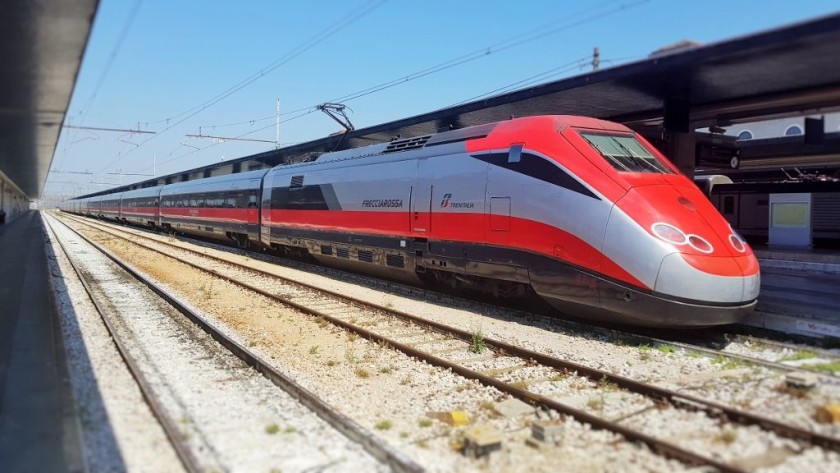 A Trenitalia Frecciarossa train