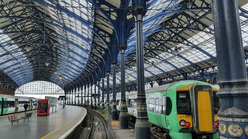 A train has arrived from London Victoria