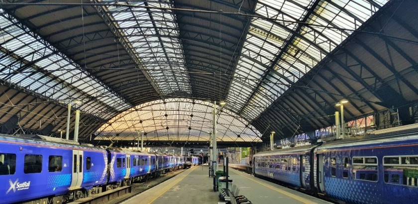 The magnificent arched roof over the station in being retained