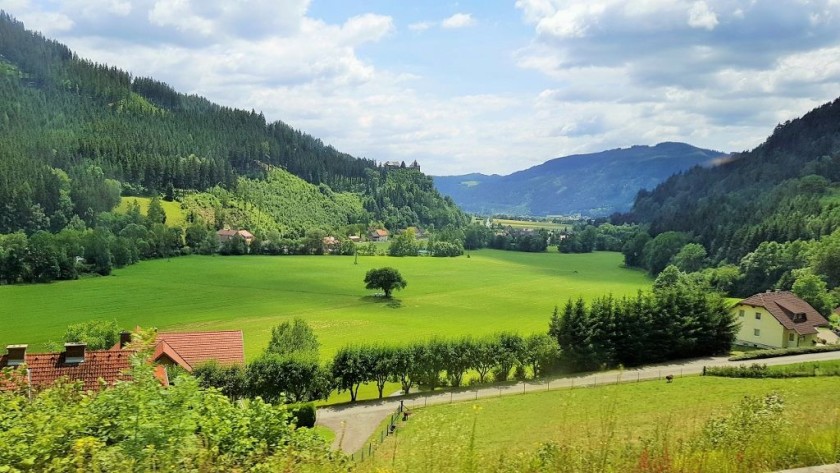 It is charming train journey across southern Austria