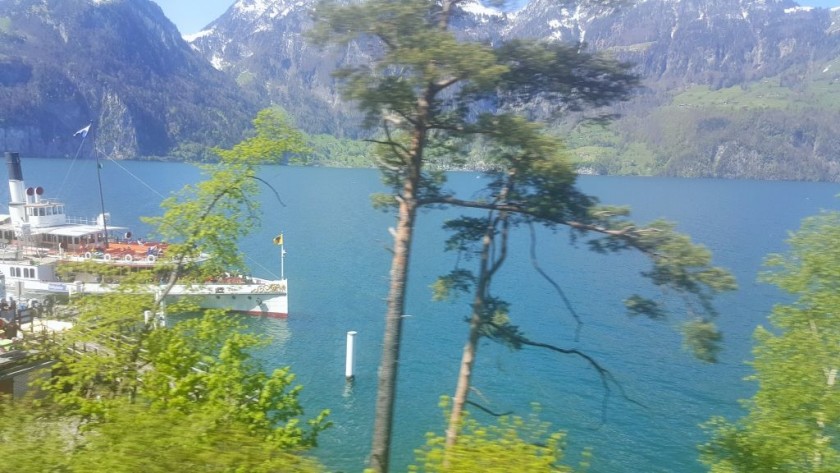 The view over Lake Luzern